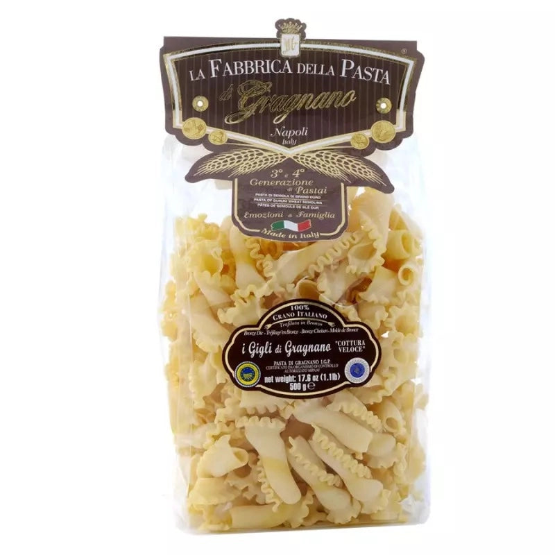 Gigli Pasta by La Fabbrica - Authentic Italian Handmade Pasta for Gourmet Cooking, Pasta Salads & Italian Cuisine