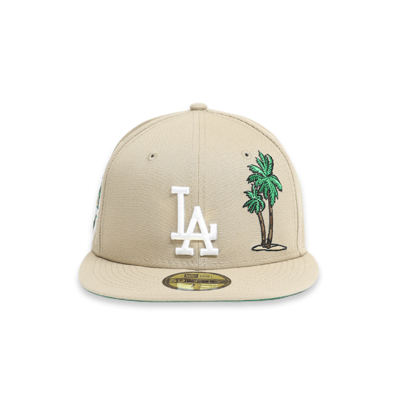 Los Angeles Dodgers 50th Anniversary Brown 59FIFTY Fitted Baseball Cap for Men - Perfect for Game Day, Sports Events & Fan Collections