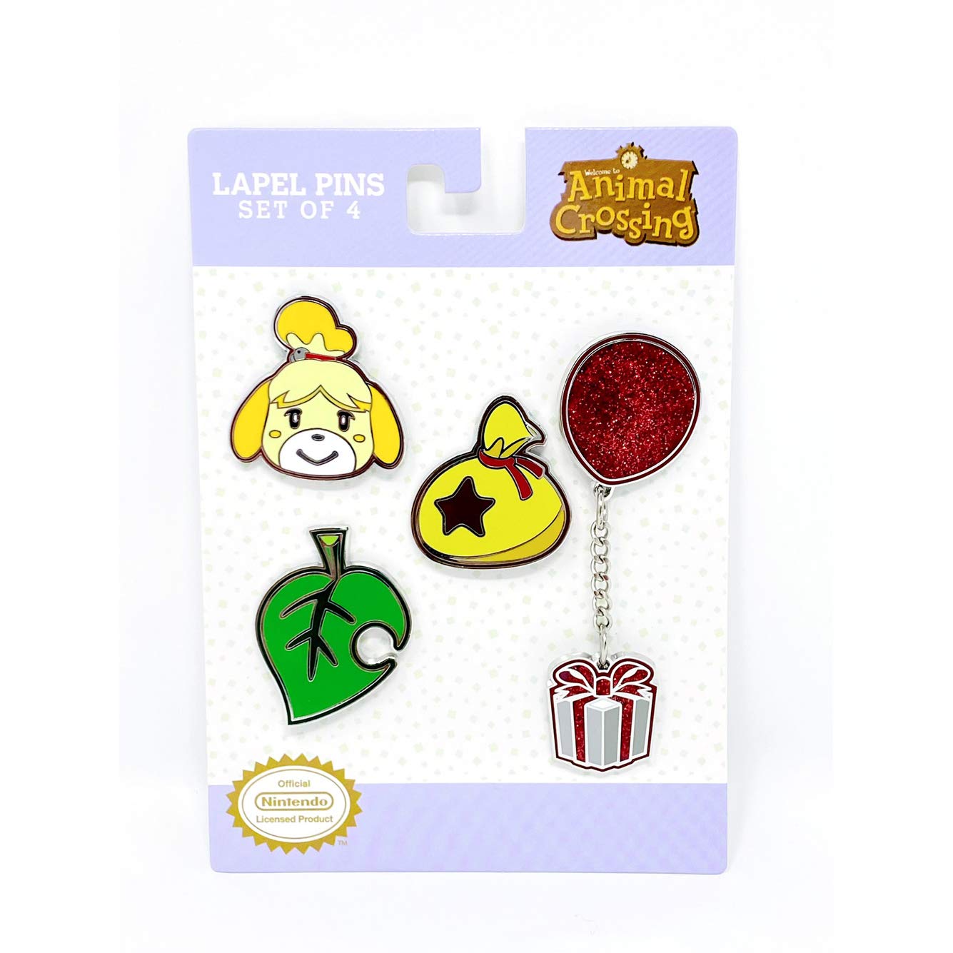 Official Nintendo Animal Crossing Collectors Set - Rose Gold Island Mini Backpack Switch Case, Celeste Floral Knit Beanie & Lapel Pins for Nintendo Switch | Perfect for Gaming, Cosplay & Collectors