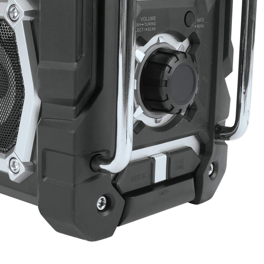 Makita XRM06B 18V LXT Lithium-Ion Cordless Bluetooth Job Site Radio - Portable Worksite Speaker with USB Charging for Construction, Outdoor & DIY Projects