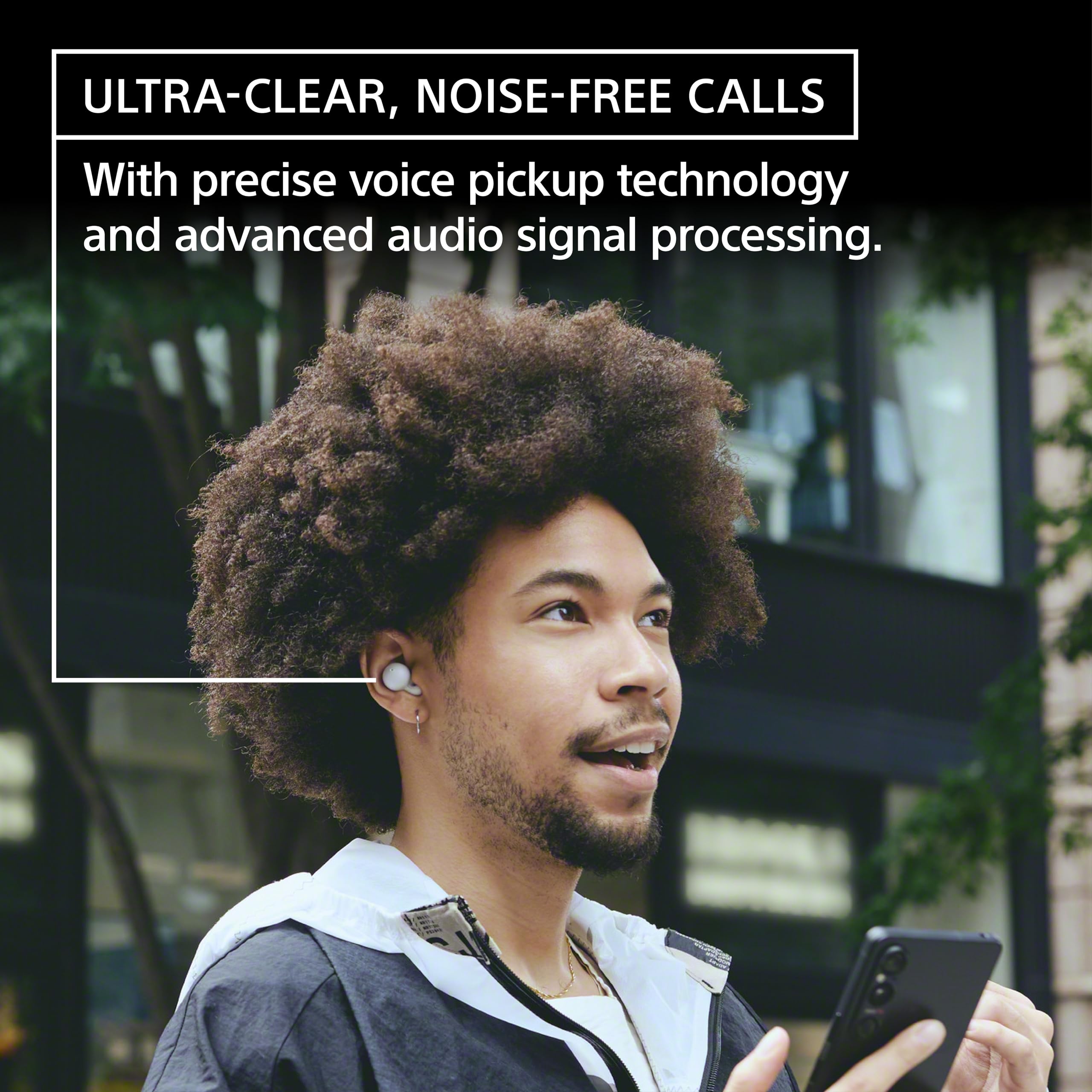 Sony LinkBuds Open Truly Wireless Earbuds - White | Open-Ring Design for Ambient Sound Awareness | New Air Fitting Supporters | Comfortable for All-Day Wear | Perfect for Running, Commuting & Office Use