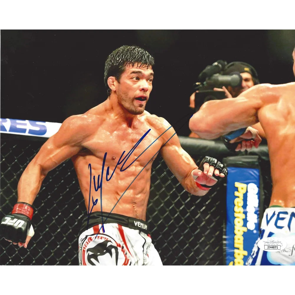 Lyoto Machida Autographed 8x10 Photo with JSA COA - UFC Fighter Collectible - Perfect for MMA Fans, Memorabilia Displays & Sports Gifts