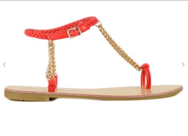 Farrah Women's Red Sandals - Comfortable & Stylish Summer Casual Shoes for Beach, Walking, and Outdoor Activities
