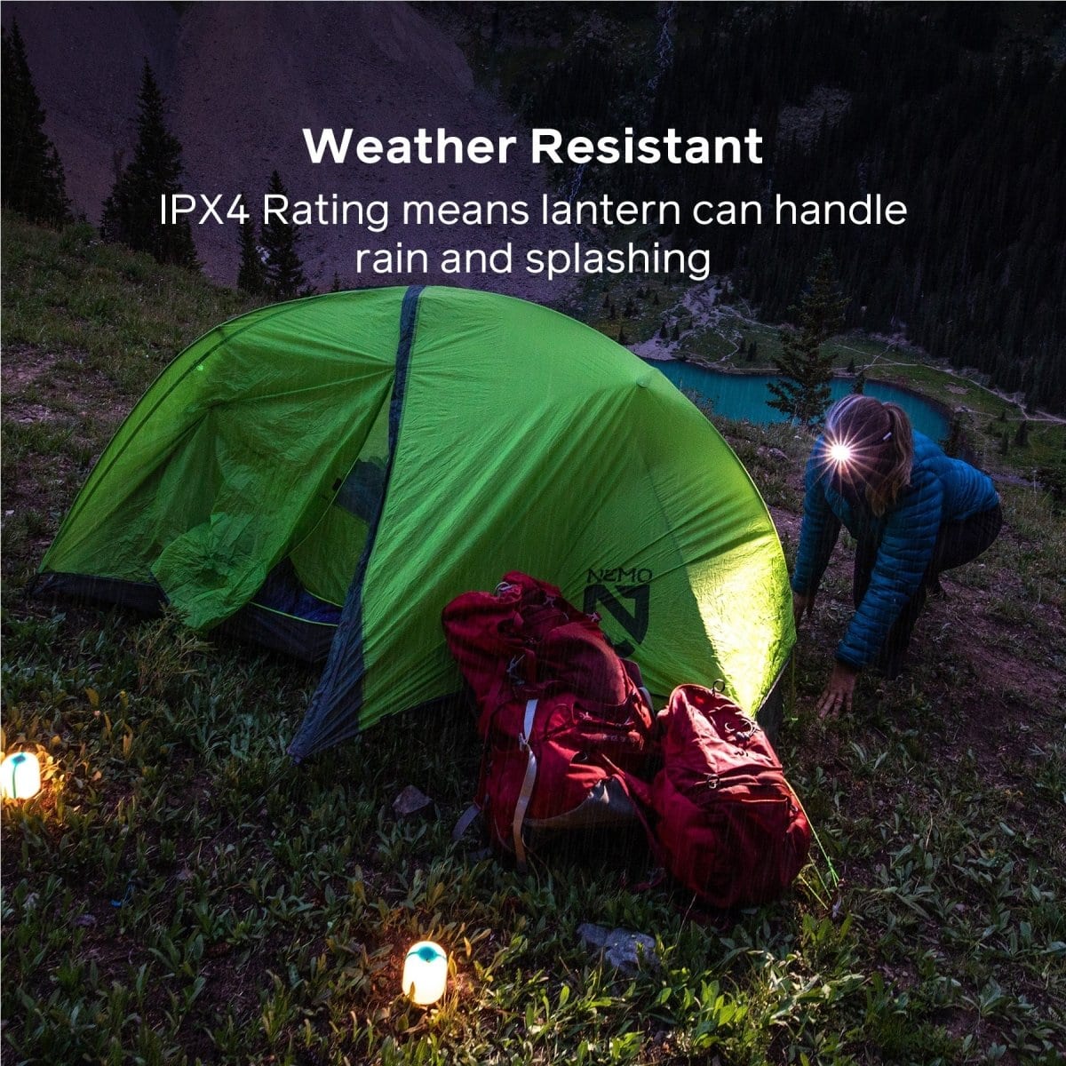 Alpenglow 250 - High-Performance LED Camping Lantern for Outdoor Adventures, Hiking, and Emergency Preparedness