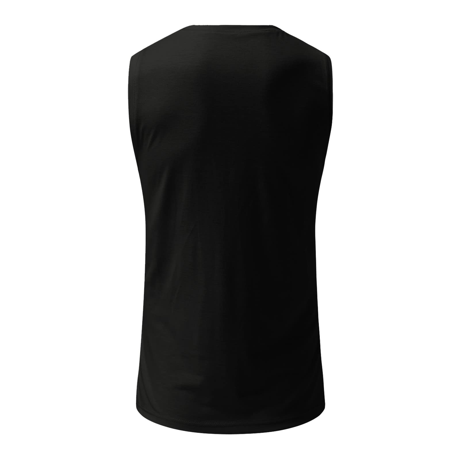 2022 Men's Fashion Sleeveless Shirt - Round Neck Casual Solid Color Vest Top for Summer | Breathable Tank Tops for Gym, Beach & Outdoor Activities