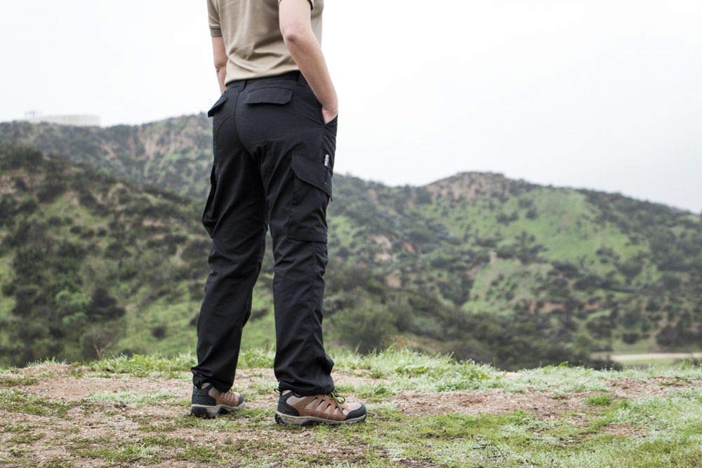 LAPG Women's Tactical Pants - Elastic Waistband, Durable Cargo Work Pants for Training & Outdoor Activities | Perfect for Law Enforcement, Hiking & Range Shooting