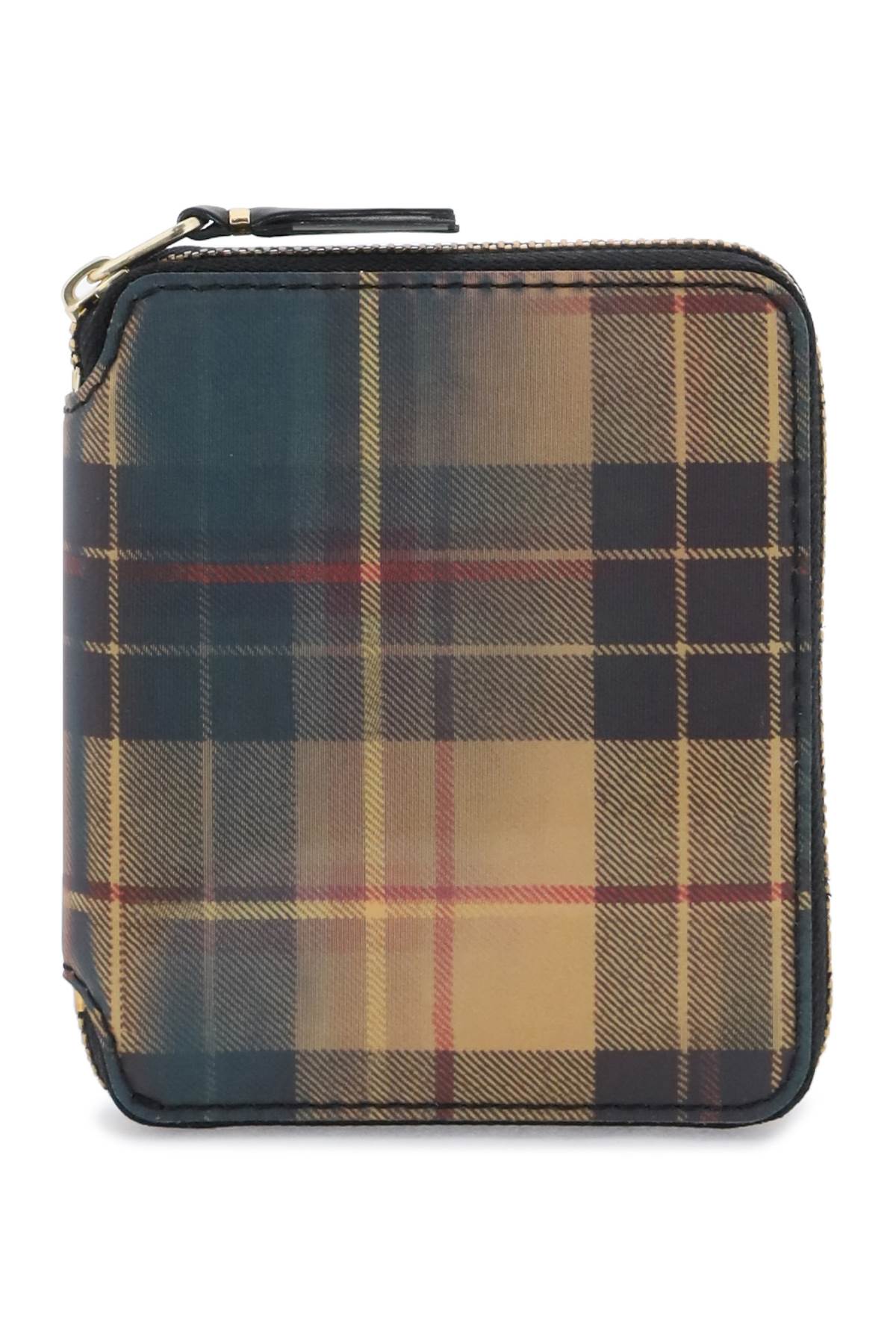 Comme des Garcons Zip Around Wallet with Lenticular Effect - Stylish RFID Blocking Card Holder for Men & Women | Perfect for Travel, Business, and Everyday Use