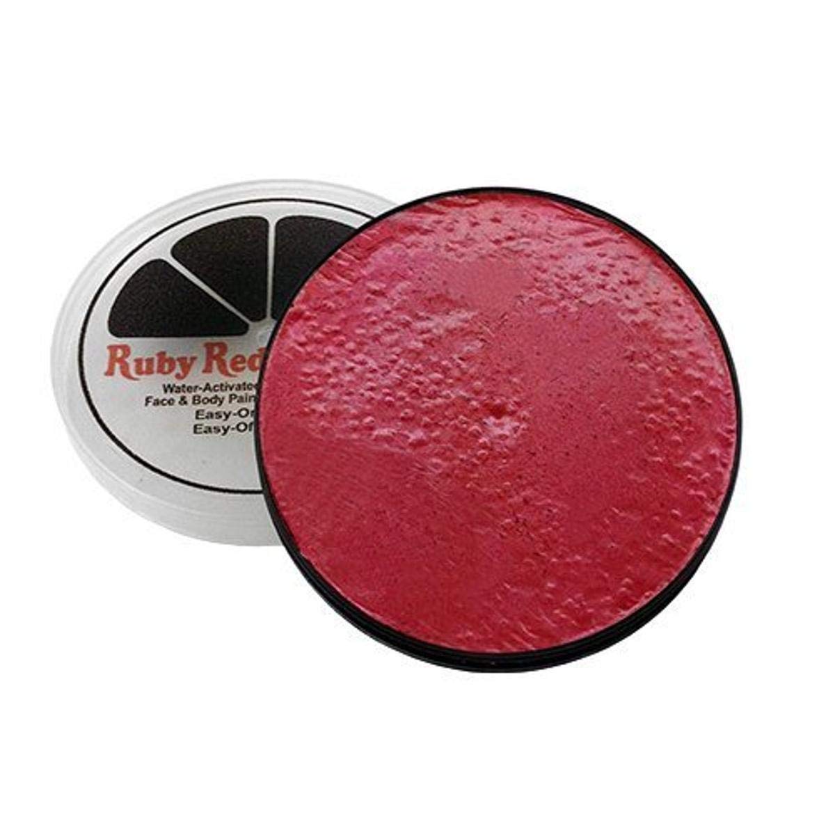 Ruby Red Pearl Face Paint - 18 ML Water-Based Makeup for Halloween, Cosplay & Theater | Safe, Vibrant & Long-Lasting