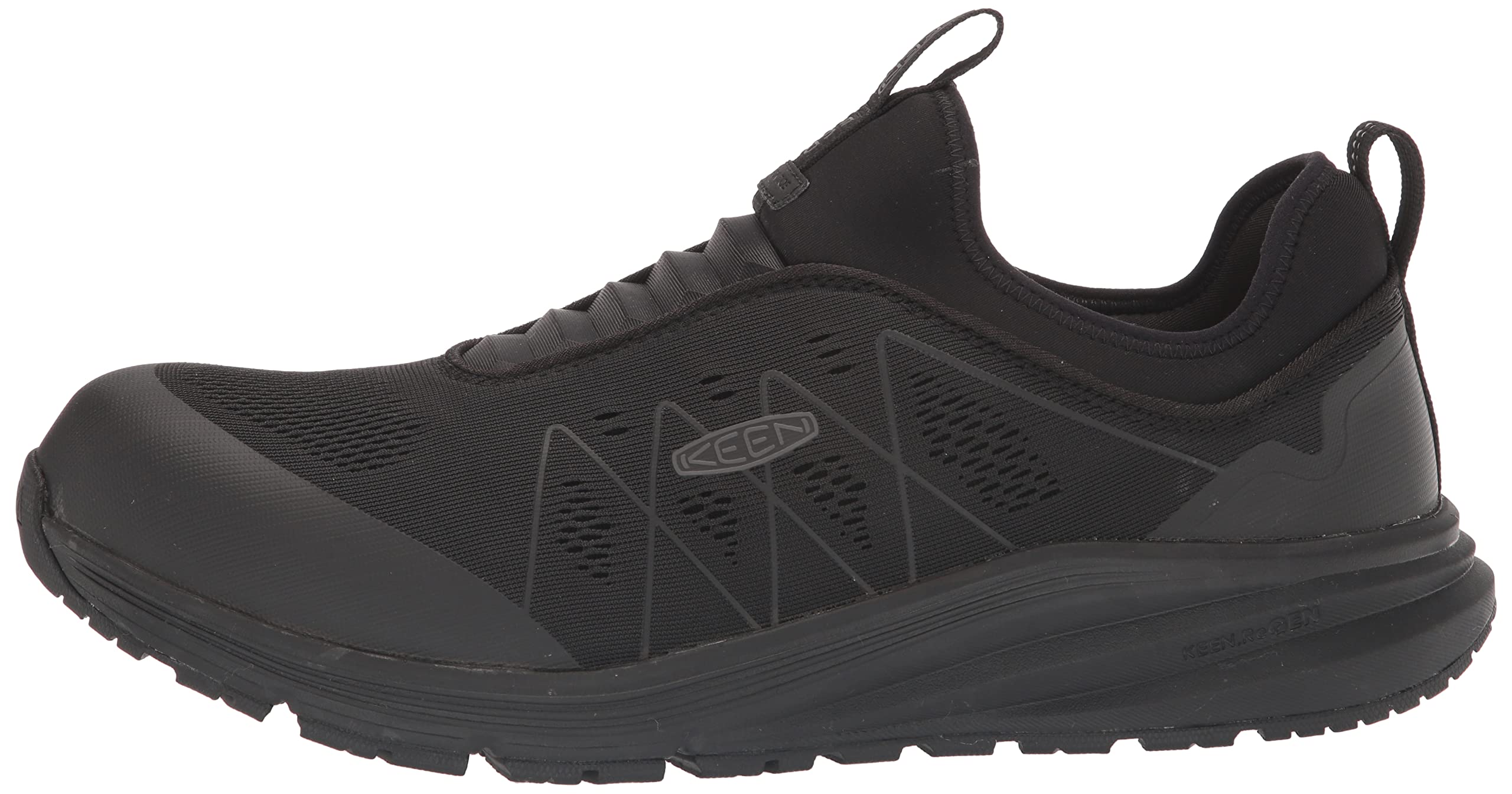 KEEN Utility Men's Vista Energy Low Height Composite Toe ESD Slip-On Work Shoes - Lightweight & Comfortable for Construction, Warehouse & Industrial Safety
