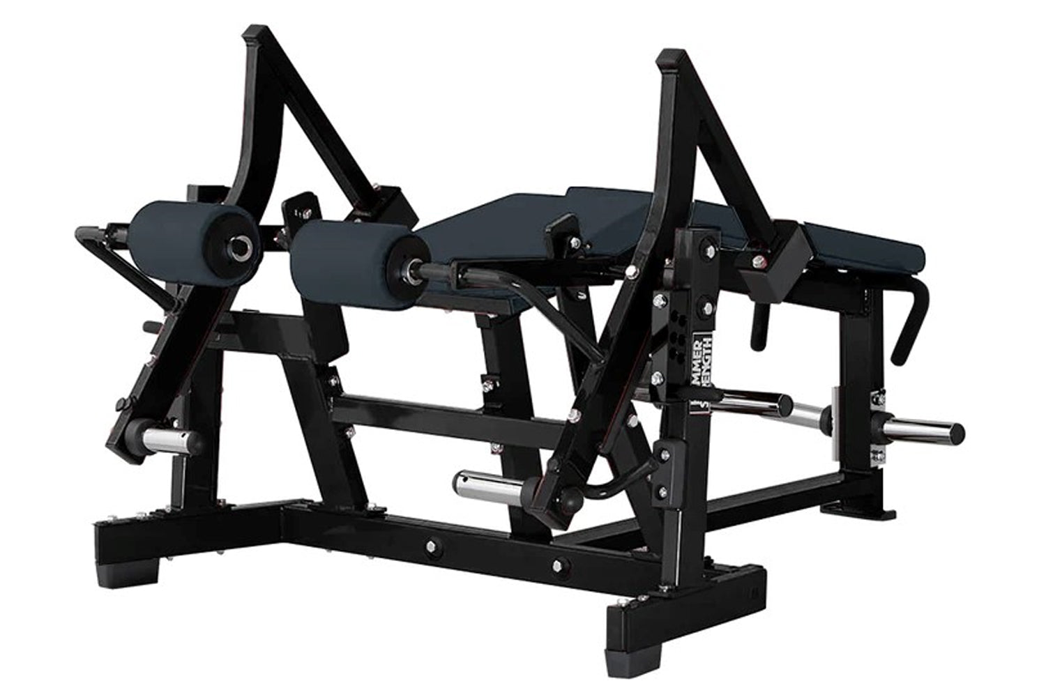 Hammer Strength Plate Loaded Iso-Lateral Leg Curl Machine - Professional Gym Equipment for Hamstring Workouts - Perfect for Home & Commercial Gyms