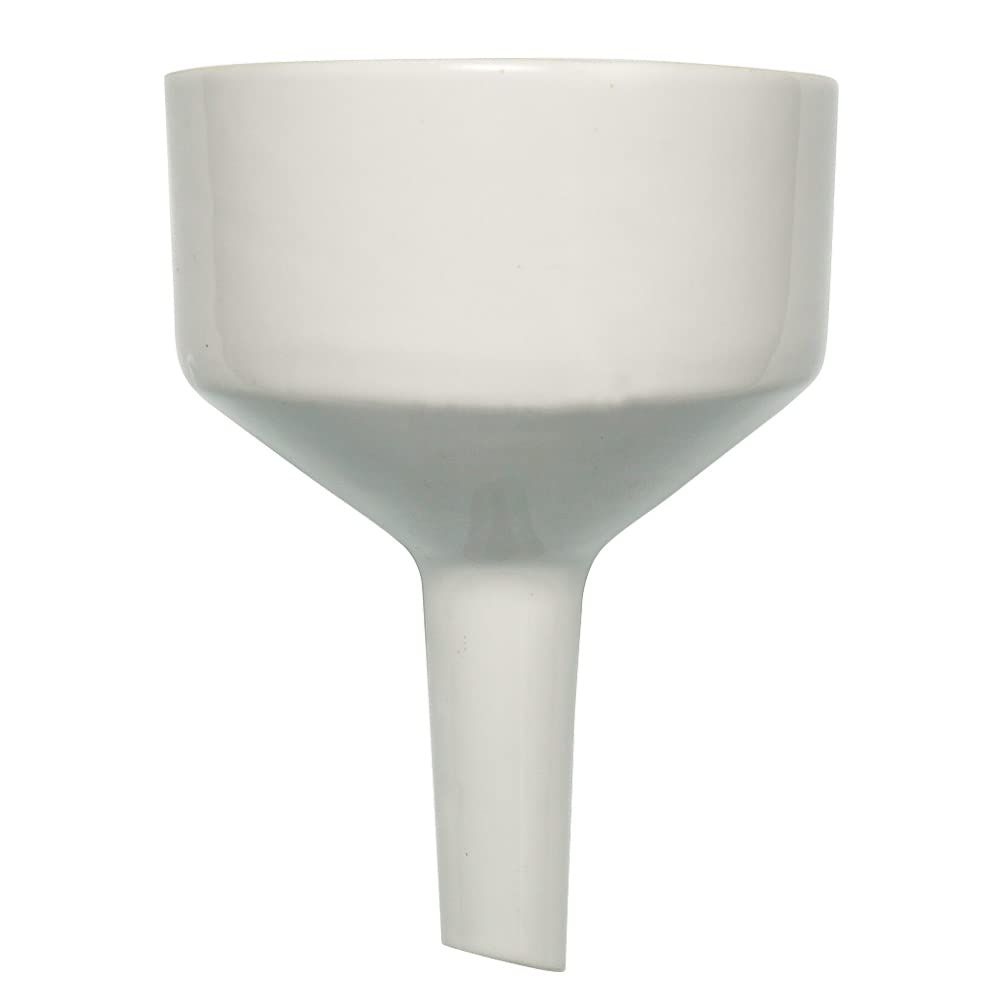Premium 60mm Porcelain Buchner Funnel - Lab-Grade Filtration Equipment for Chemistry Experiments & Scientific Research | Ideal for Vacuum Filtration in Laboratories & Educational Settings