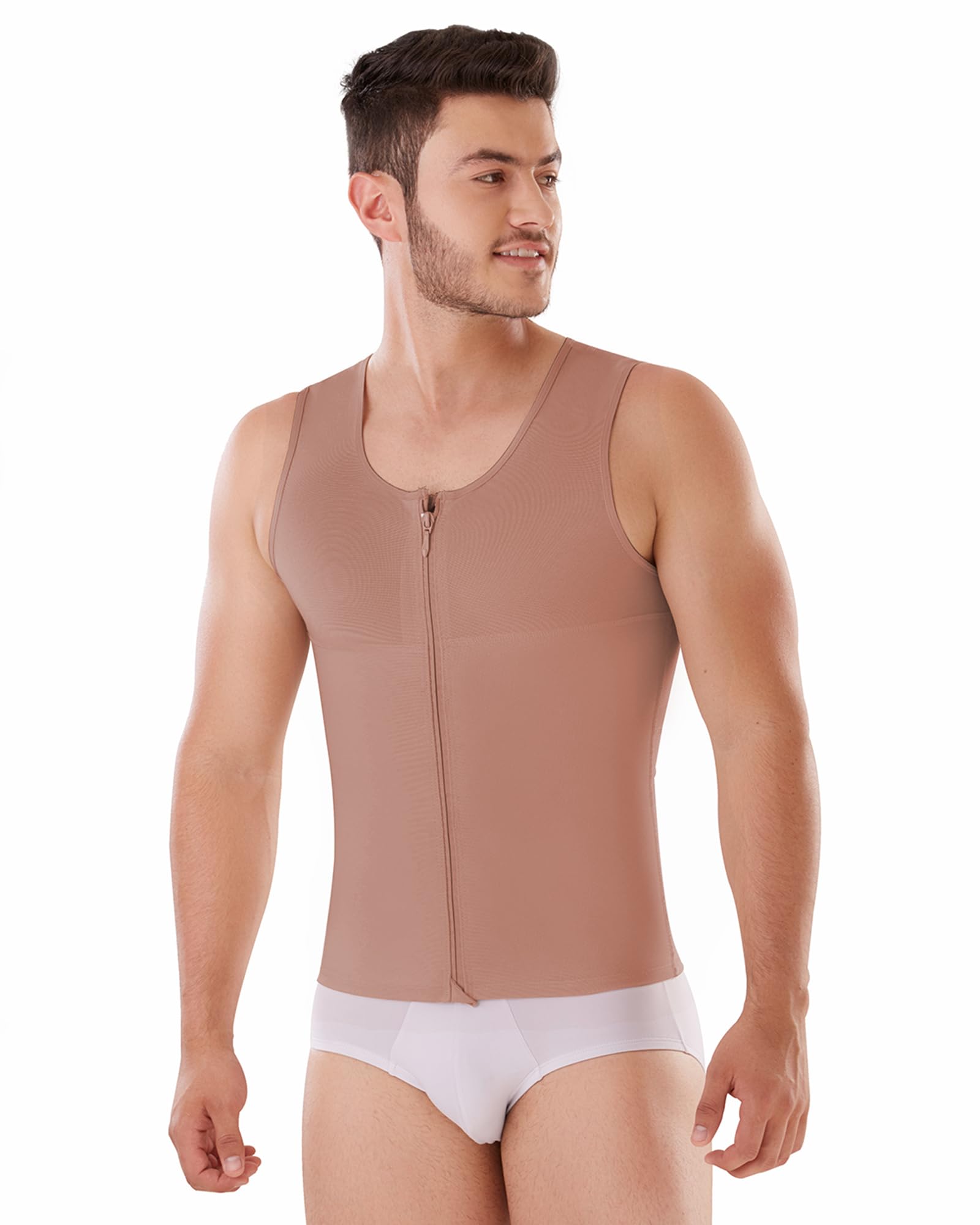 SHAPE CONCEPT 062 063 Colombian Shapewear for Men - High Compression Girdle & Body Shaper Garment - Slimming Waist Trainer for Workout, Post-Surgery & Everyday Wear