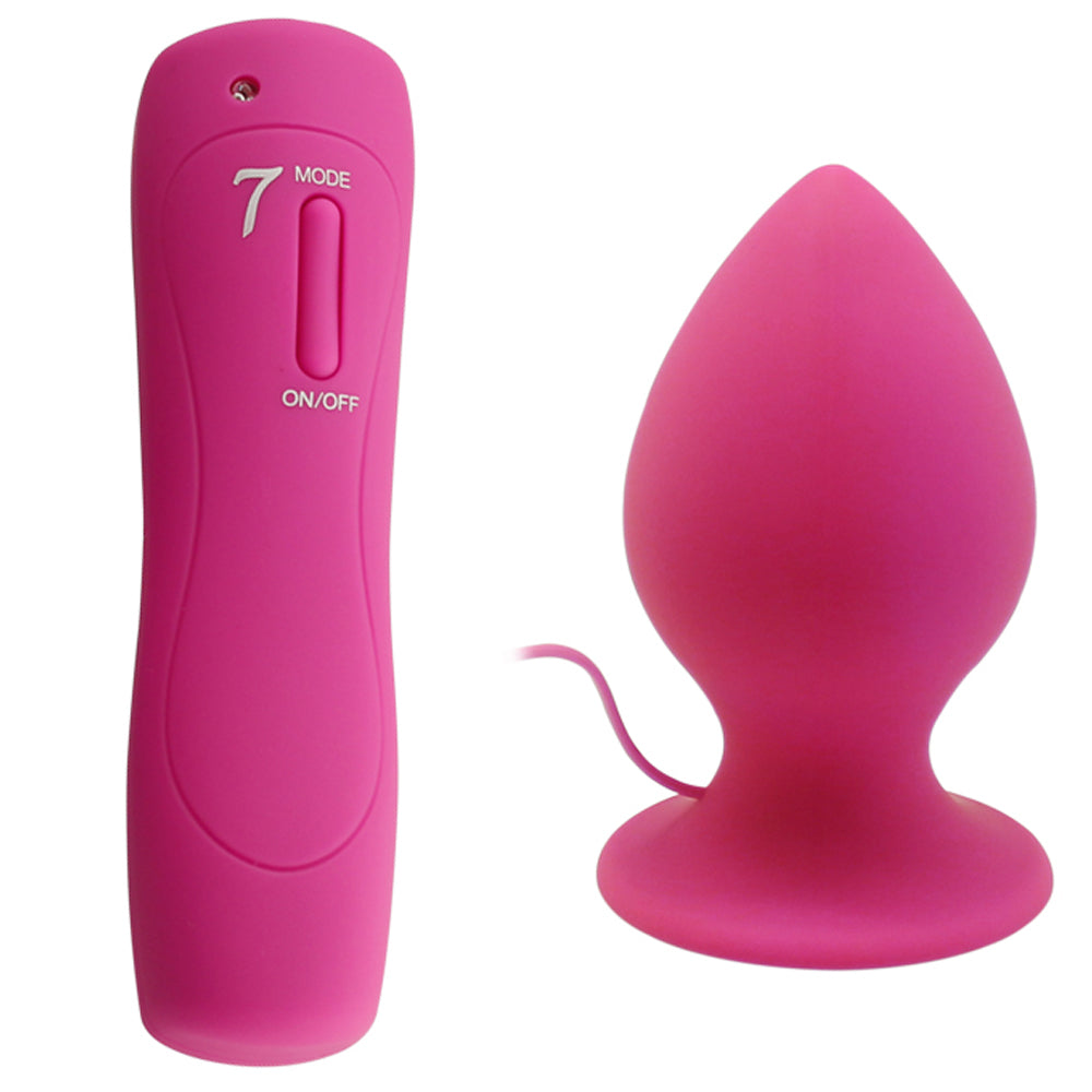 7 Speed Vibrating Anal Plug for Men & Women - Large Size Remote Control Prostate Massager for Enhanced Pleasure & Stimulation - Perfect for Couples Play & Solo Exploration