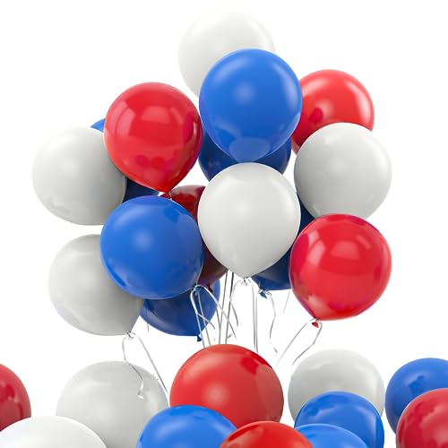 Dark Blue Red White