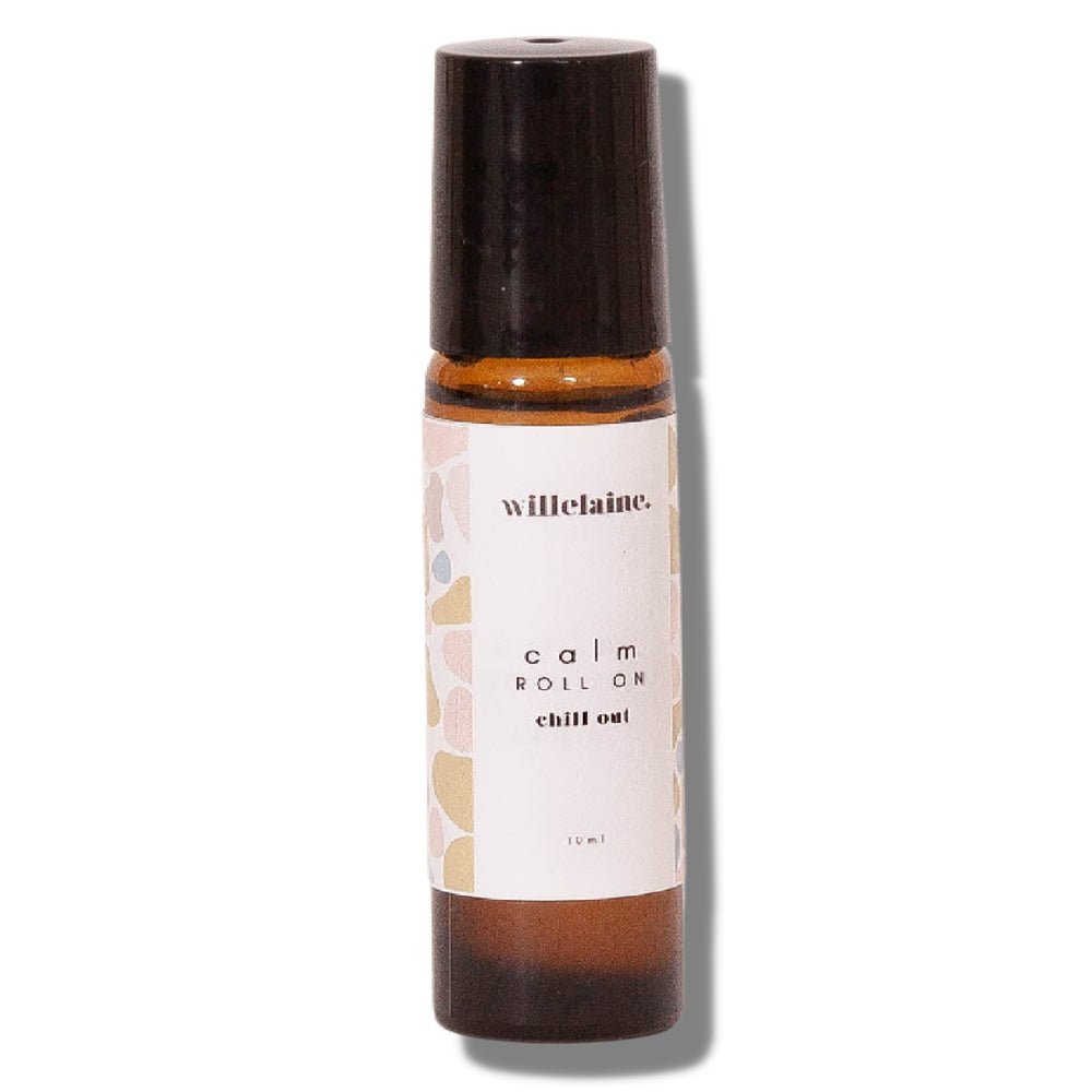 Calm Roll On Essential Oil for Stress Relief & Relaxation - Perfect for Travel, Work, and Home Use