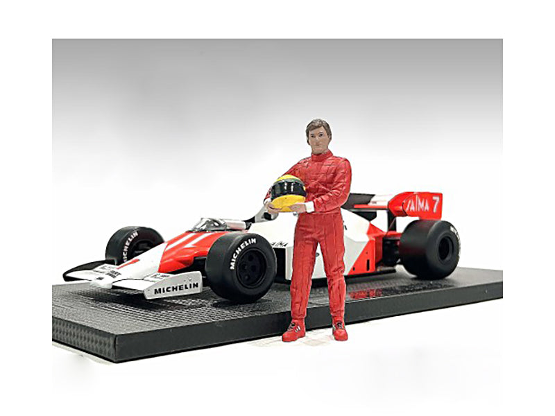 1/18 Scale Racing Legends 80's Figure A by American Diorama - Vintage Car Model Collectible for Display & Diorama Scenes