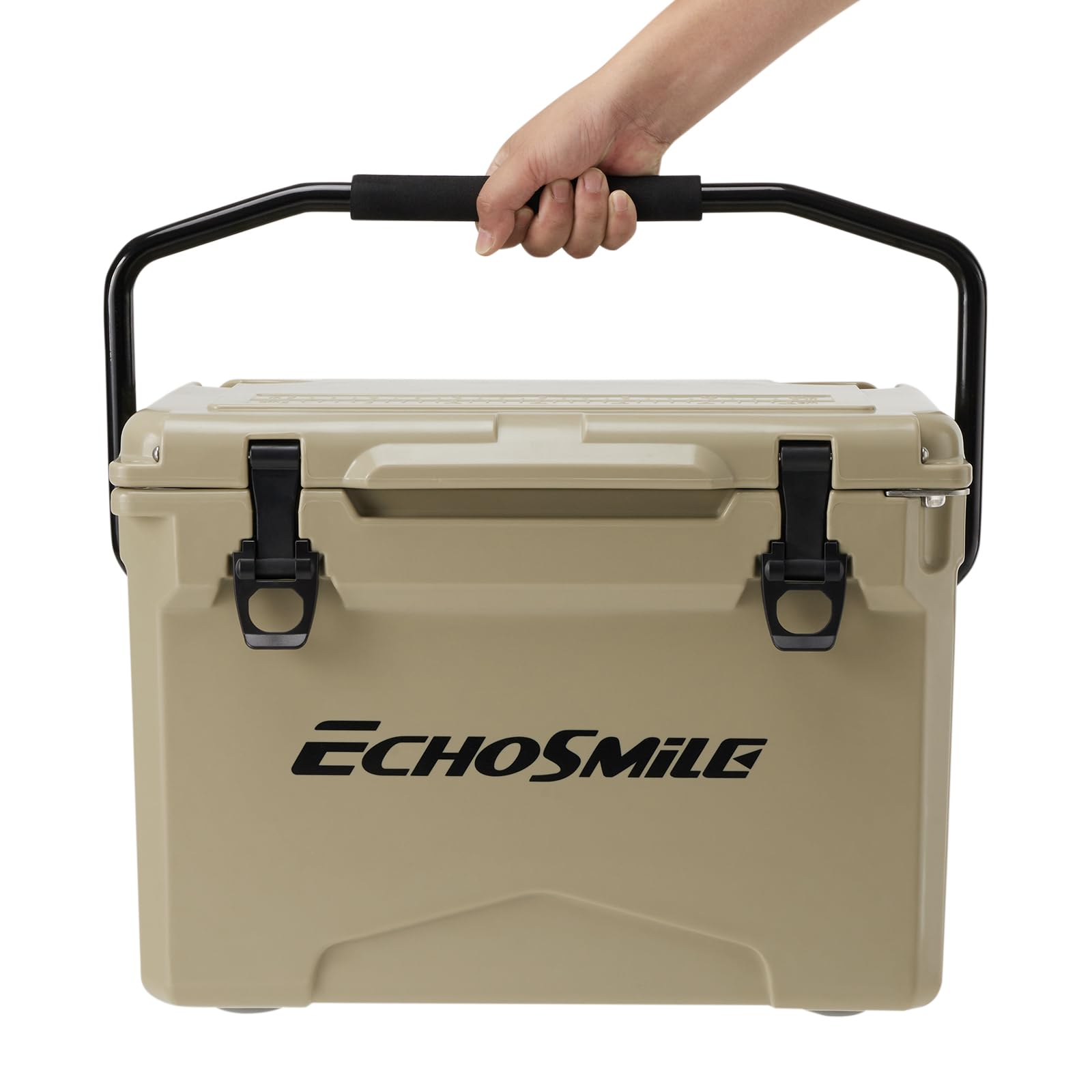 EchoSmile 25/30/35/40/60/75 Quart Rotomolded Cooler - Heavy Duty Insulated Cooler for Camping, Fishing, Tailgating & Outdoor Adventures