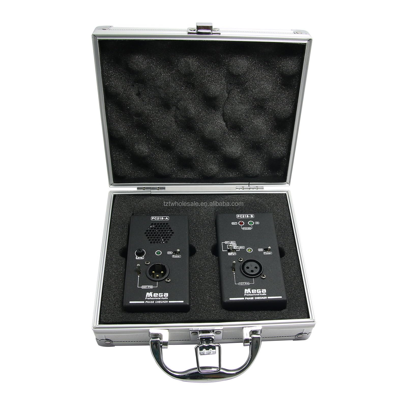 Professional PC218 Phase Polarity Tester - Audio Speaker & Microphone Polarity Checker for Sound System Testing | Perfect for Studio, Live Performance & Home Theater Setup