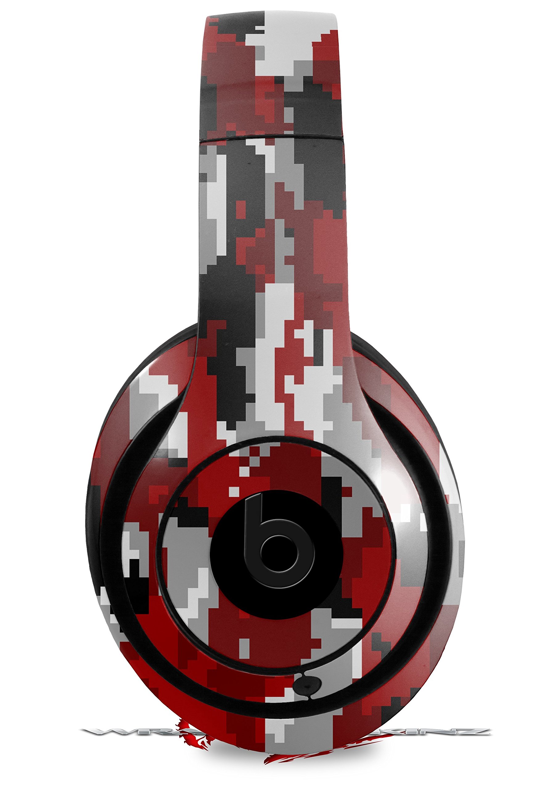 Beats Studio 2 & 3 Headphone Skin Wrap - Digital Camo Red Vinyl Decal Sticker for Wired & Wireless Headphones (Headphones Not Included) | Perfect for Customization, Protection & Style Enhancement