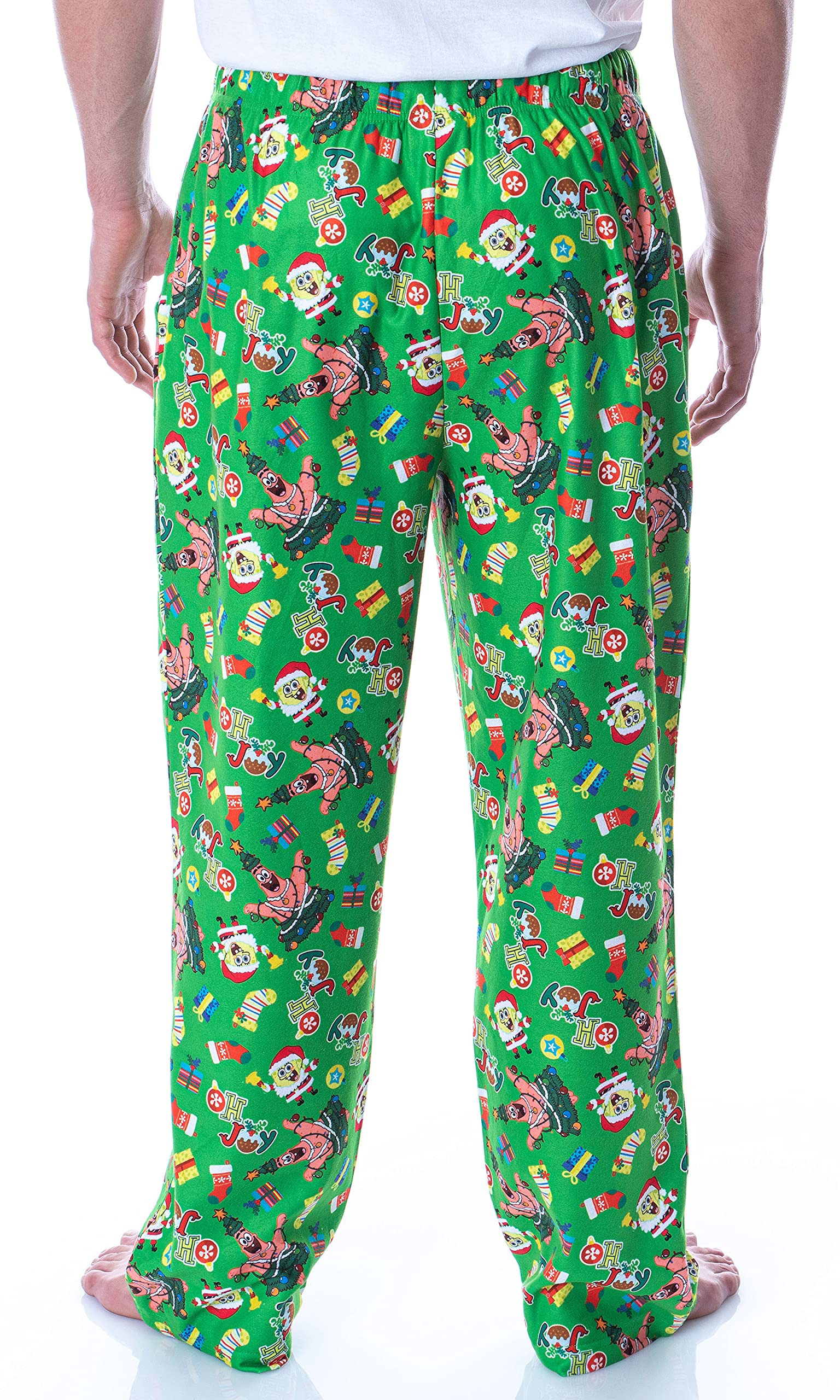 SpongeBob SquarePants Men's Lounge Pajama Pants - Soft & Comfortable Sleepwear for Fans - Perfect for Relaxing at Home, Watching TV, and Gift Giving