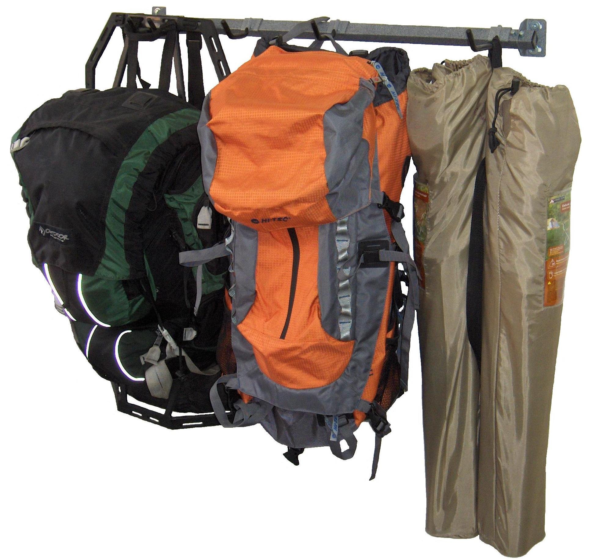 Monkey Bars Storage Rack - Heavy Duty Camping Gear Organizer for Tents, Hiking & Outdoor Adventures | Perfect for Camping, Backpacking & RV Trips