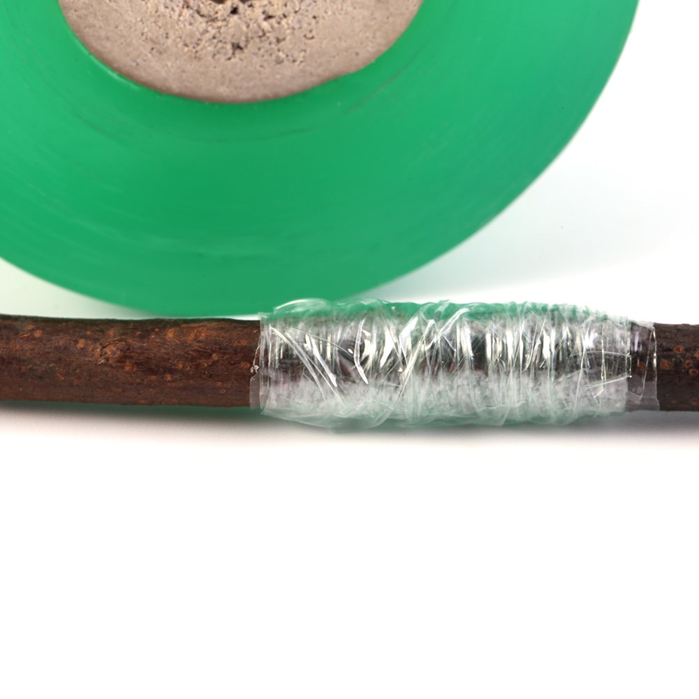 Premium Grafting Tape for Trees & Plants - Stretchable PE Film Budding Tape for Fruit Trees, Green Gardening Tools - Ideal for Grafting, Repairing Branches & Plant Propagation