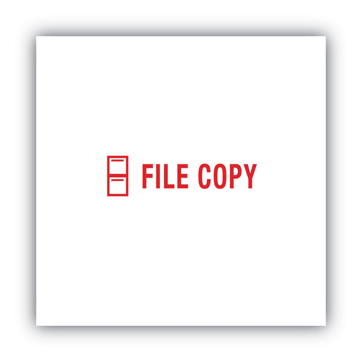 ACCUSTAMP2® Pre-Inked Shutter Stamp - Red 