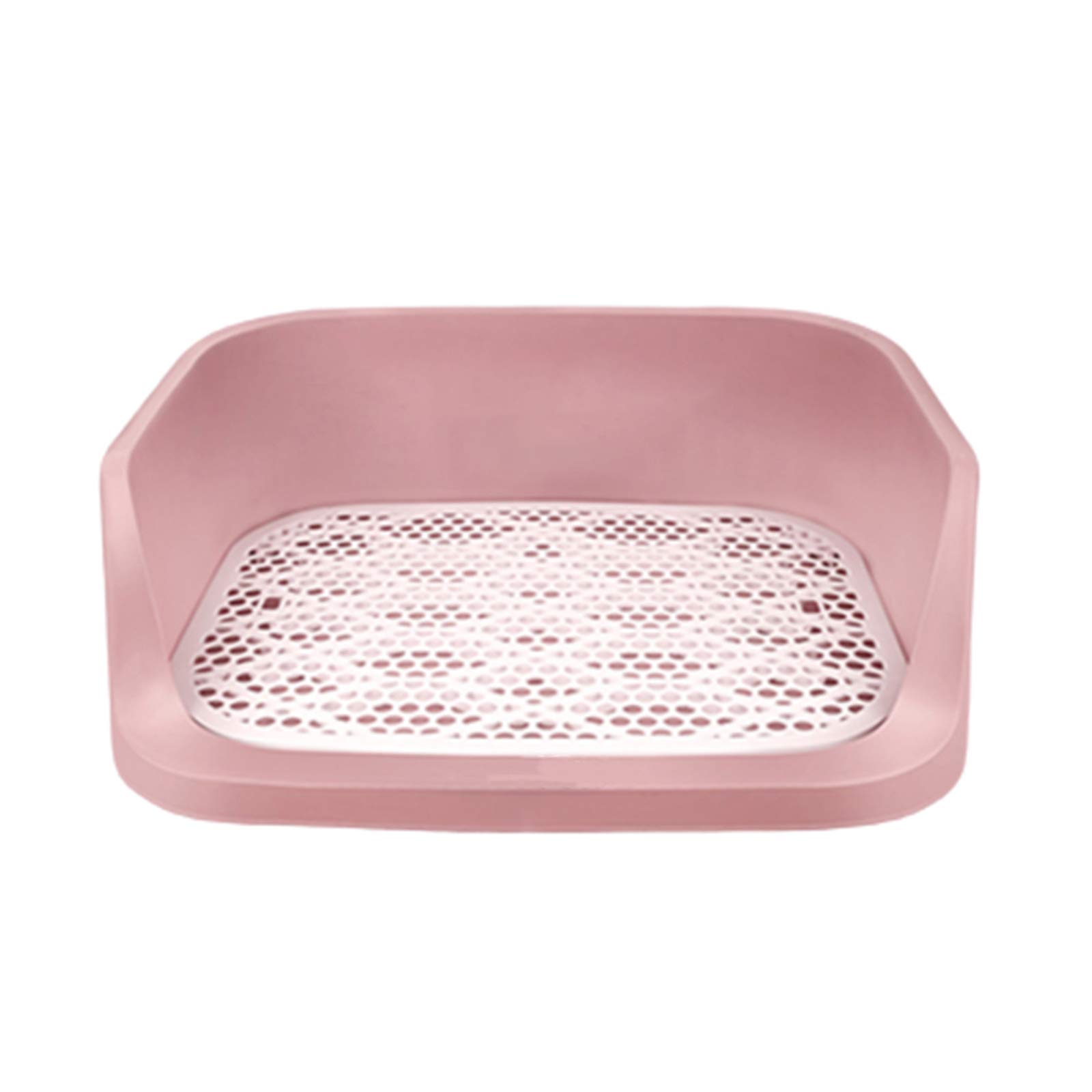 QDM Indoor Dog Toilet Training Pad - Puppy Potty Grass Mat with Plastic Fence & Splash Proof Litter Tray | Perfect for Housebreaking, Apartment Living & Small Dog Training