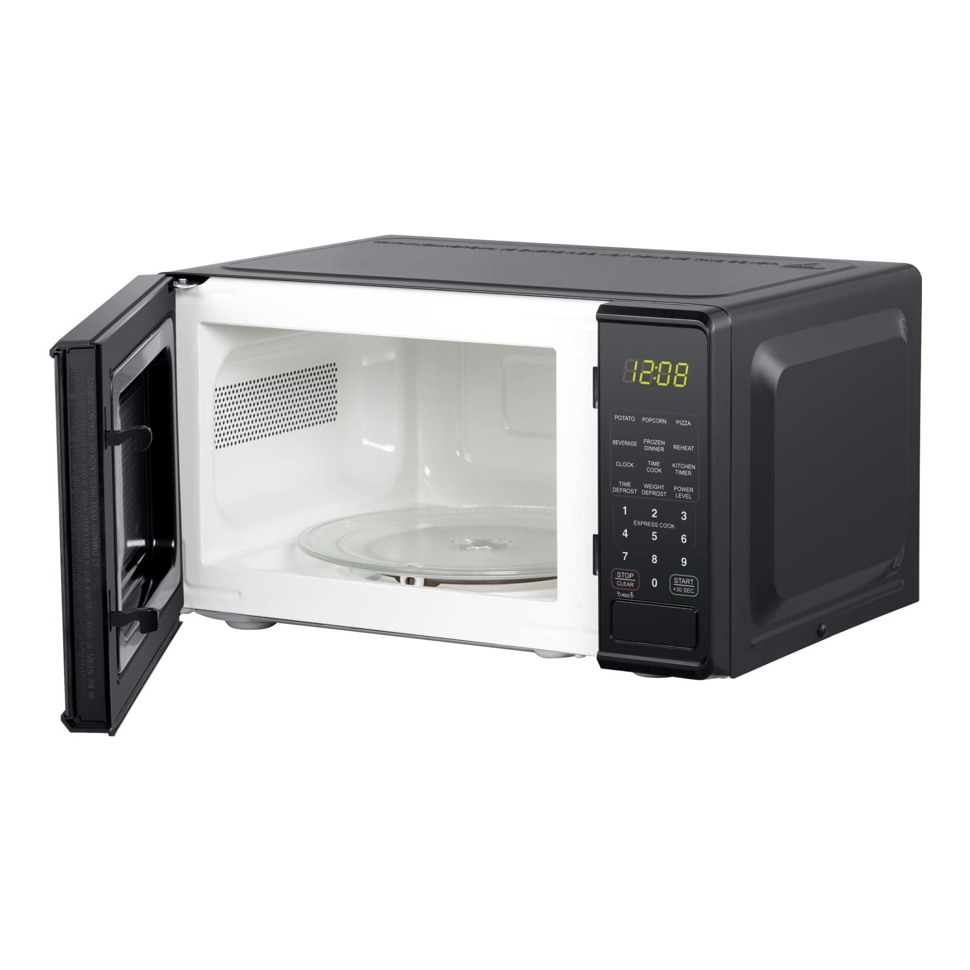 0.7 cu. ft. 700W Countertop Microwave Oven - Fast Cooking, Compact & Energy Efficient - Black | Perfect for Dorms, Offices & Small Kitchens