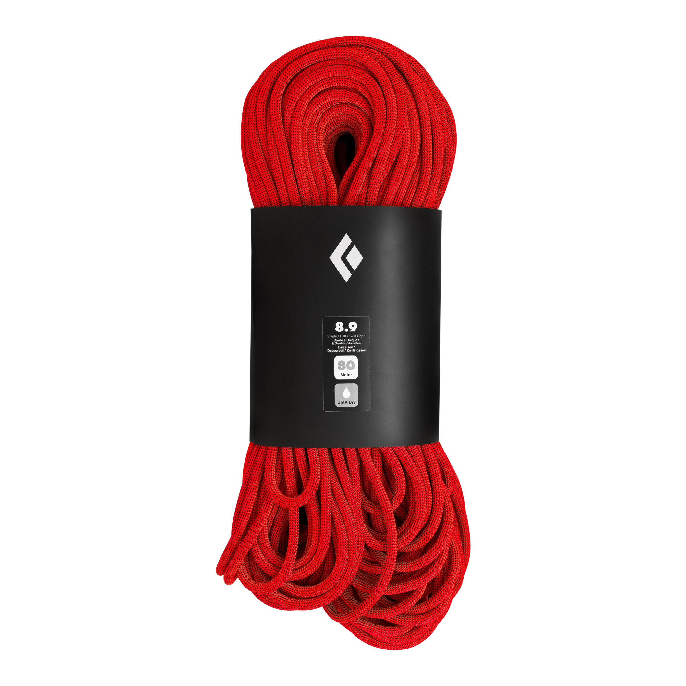 8.9mm Dry Treated Climbing Rope - Lightweight & Durable for Rock Climbing, Mountaineering & Outdoor Adventures