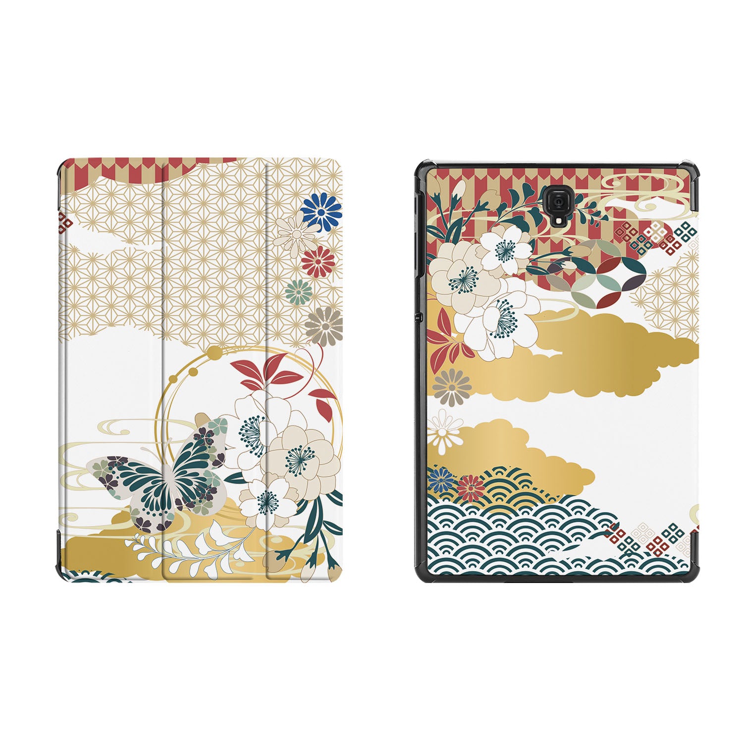 Samsung Tablet Case with Japanese Pattern - Stylish & Protective Cover for Samsung Galaxy Tabs - Perfect for Work, Travel, and Daily Use