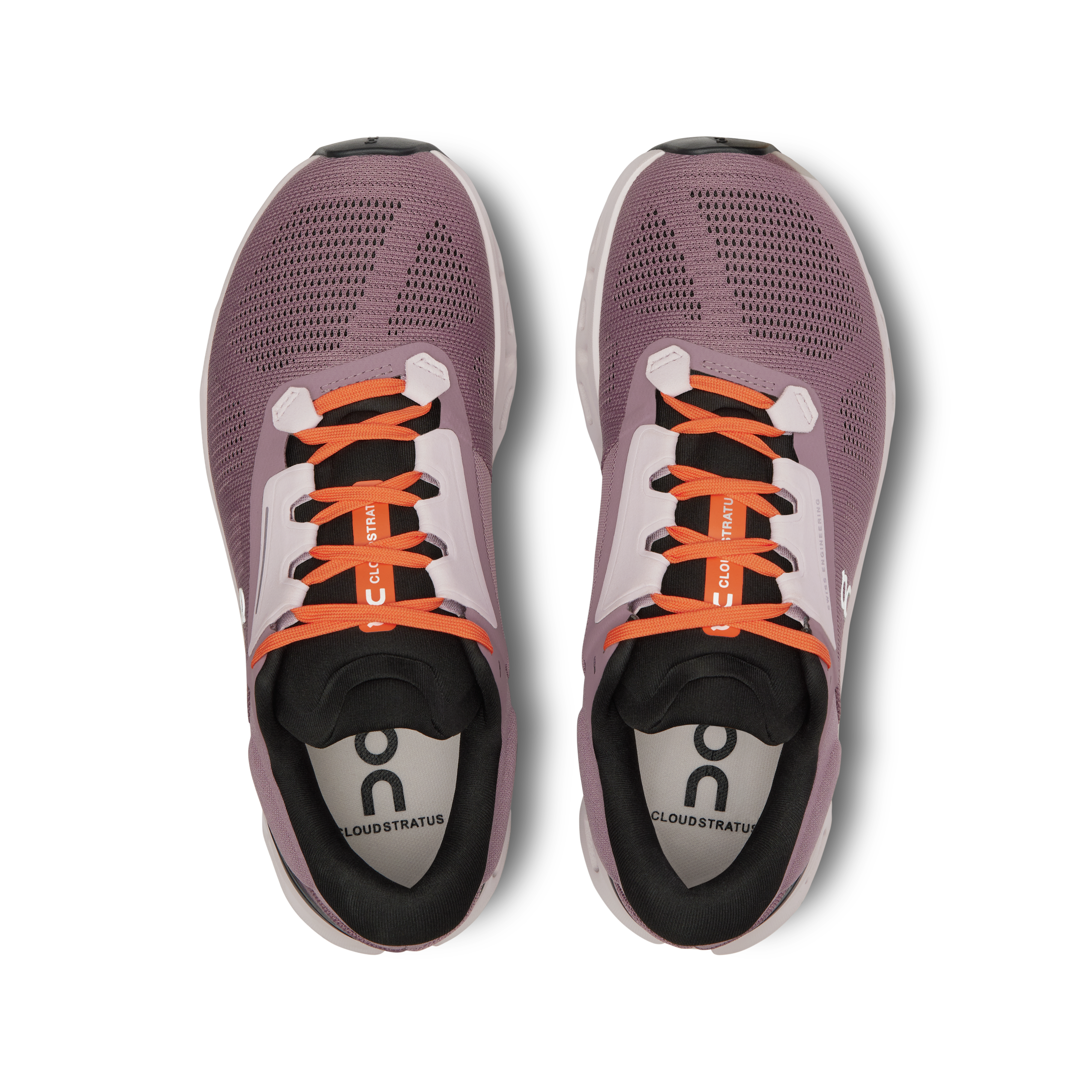 On Running Women's Cloudstratus 3 Running Shoes - Lightweight Cushioned for High Mileage - Quartz/Lily Color - Perfect for Road Running, Marathon Training & Daily Workouts