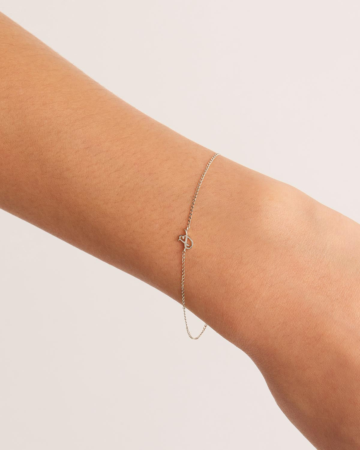 925 Sterling Silver Love Letter Bracelet - Romantic Gift for Her, Engraved Jewelry for Women, Perfect for Anniversaries & Valentine's Day