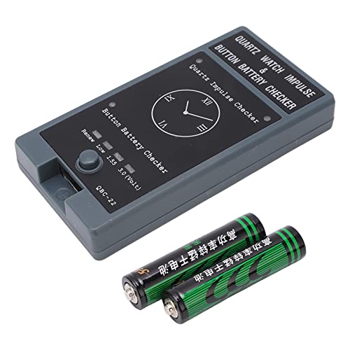 Quartz Watch Battery Tester - Dual Purpose Pulse Watch & Button Battery Power Detector - Battery Checker Tool for Watches, Key Fobs, and Small Electronics - Perfect for Watch Repair and Battery Testing