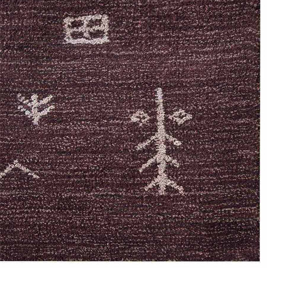 Enigma Hand Knotted Rug - Premium Handmade Wool Area Rug for Living Room, Bedroom & Dining Room - Soft & Durable Home Decor for Modern & Traditional Interiors