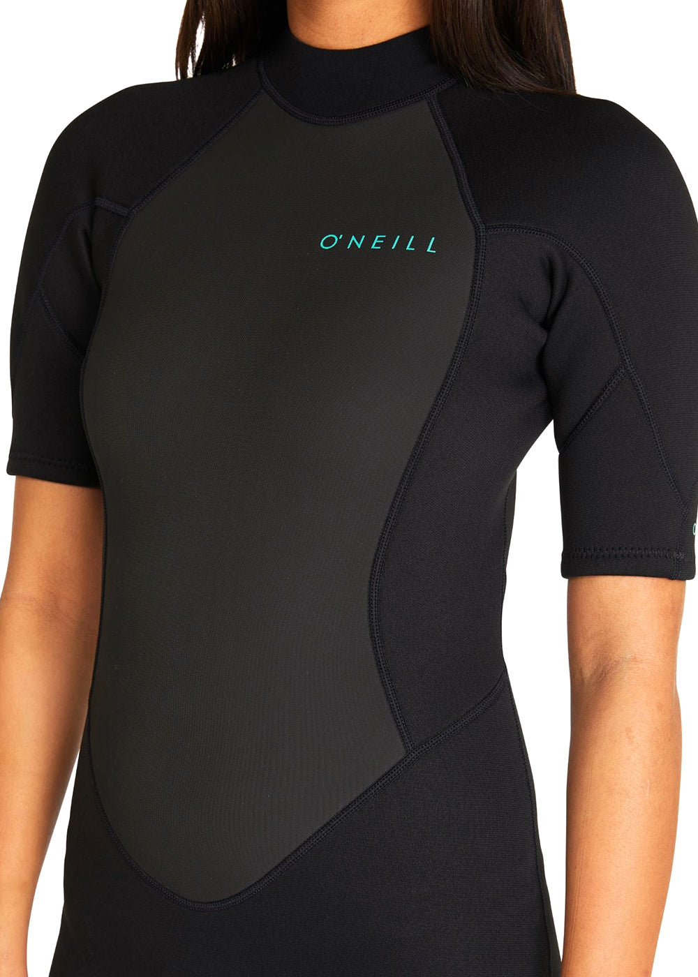 O'Neill Women's Factor SS 2mm BZ Spring Suit Wetsuit - Full Sleeve Neoprene Swimsuit for Surfing, Diving & Water Sports