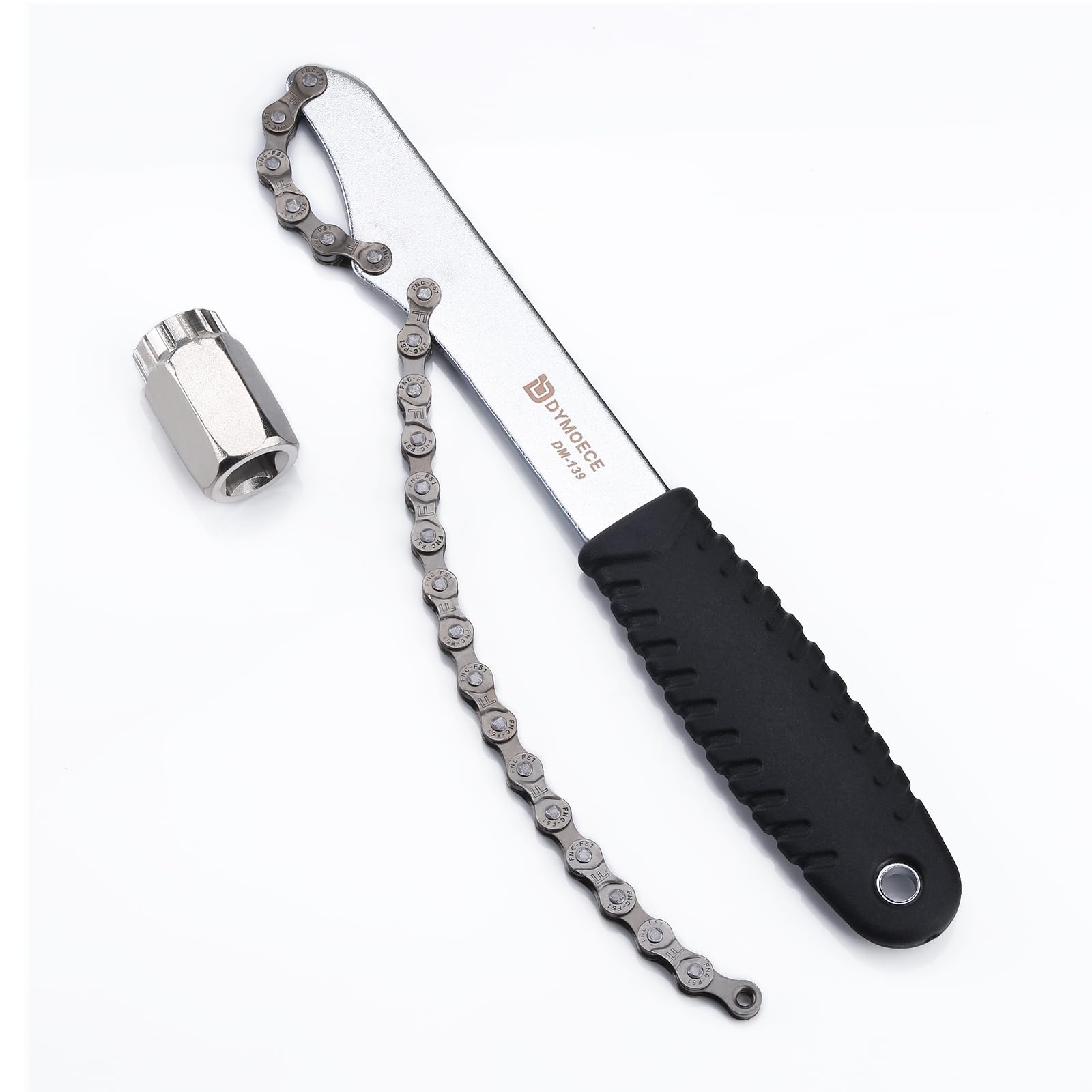 Shimano & SRAM Compatible Bike Cassette Lockring Removal Tool - Bicycle Chain Whip & Sprocket Remover Kit for Freewheel Installation & Removal - Perfect for Bike Maintenance & Repair at Home or Shop