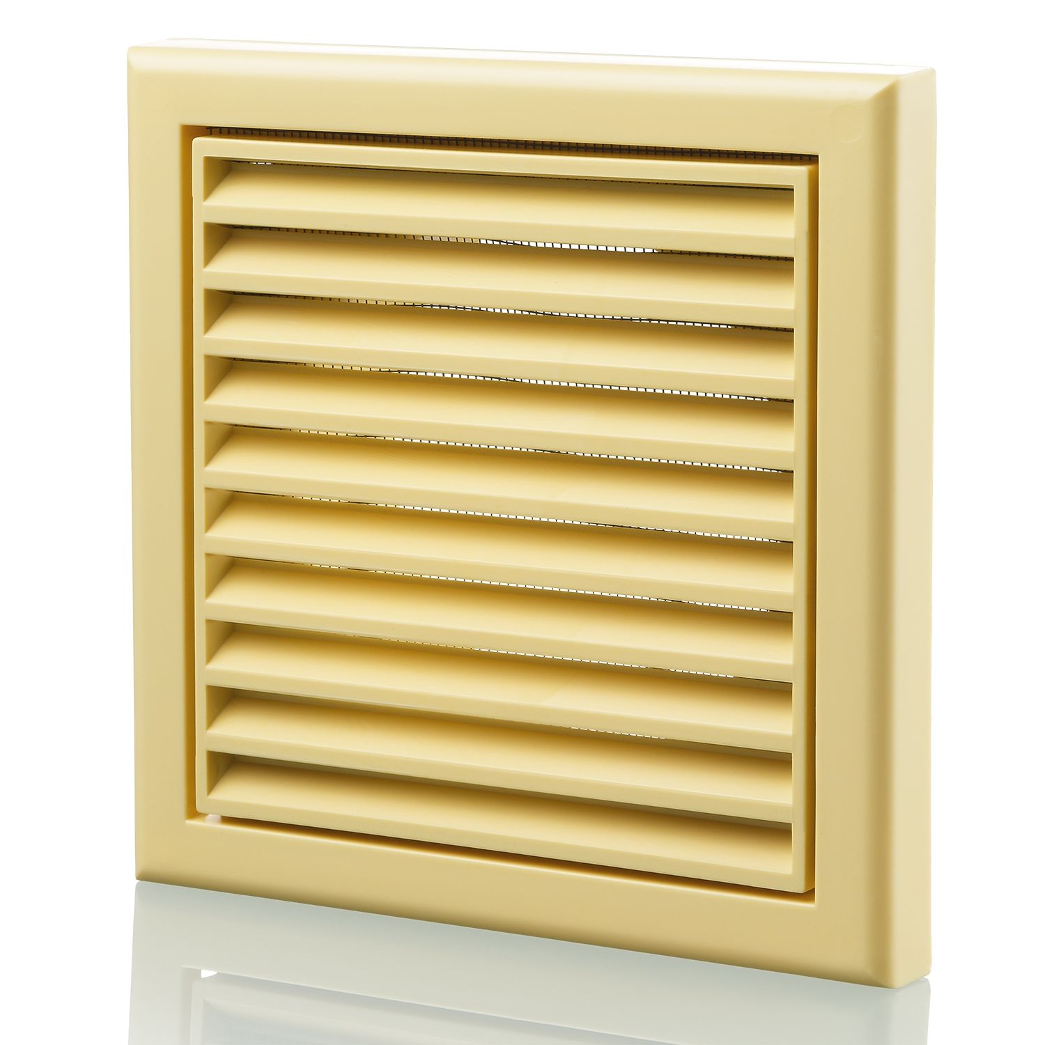 Blauberg 100mm Fixed Grille Ventilation Cover - Cotswold Stone Color - Perfect for Home, Office & Commercial HVAC Systems