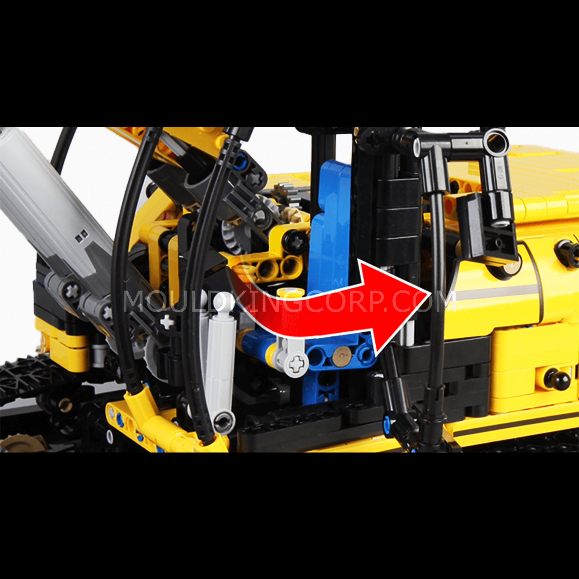 MOULD KING 17032/17033 Technic Excavator Building Kit - 1,828 Piece Construction Toy Set for Adults & Kids | STEM Educational Model, DIY Engineering Project, Birthday Gift Idea for Boys & Girls | Playtime, Classroom Learning, Collector's Display