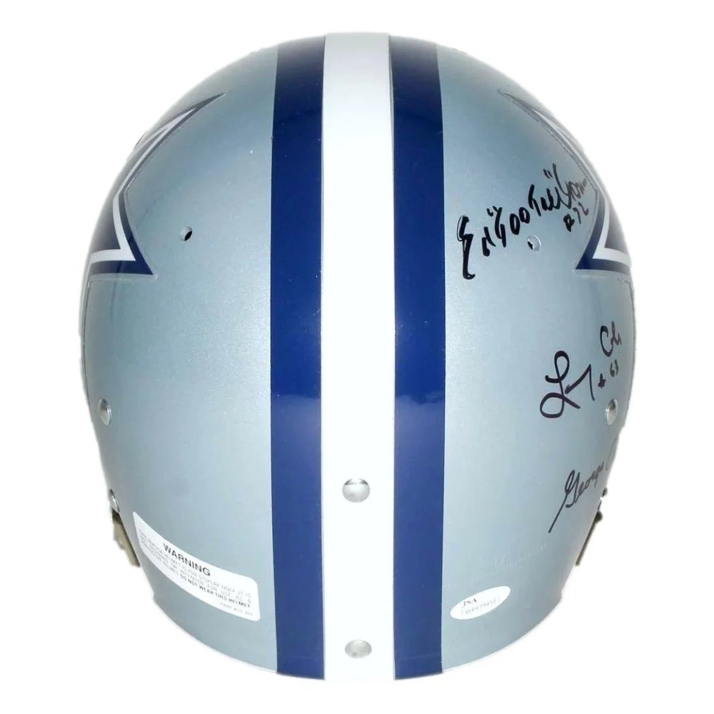 Authentic Signed Dallas Cowboys TK Helmet with JSA COA - Doomsday 1 & 2 Defense Collectible - Perfect for Football Memorabilia Displays & Fan Collections
