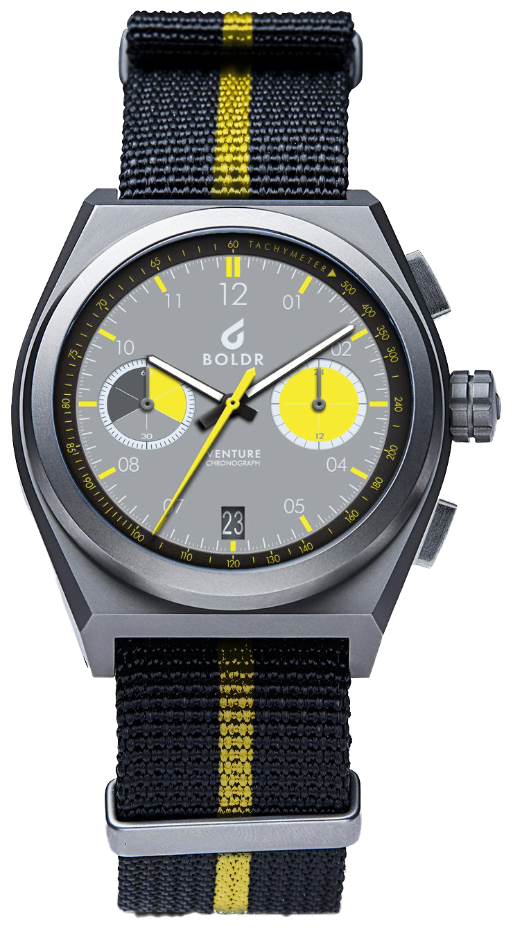 BOLDR Rally Wells III Junior Men's Watch - Stainless Steel Automatic Diver Watch for Outdoor & Water Sports - Perfect for Diving, Swimming & Adventure Enthusiasts