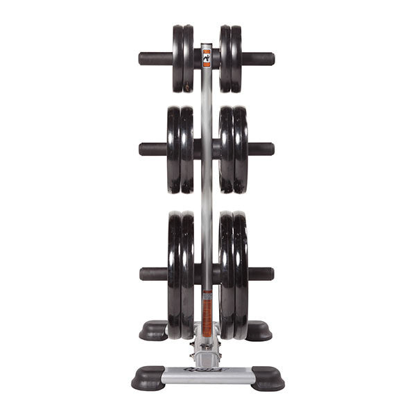 Hoist HF 5444 Olympic Plate Tree - Heavy Duty Weight Plate Storage Rack for Gym & Home Workout - Perfect for Olympic Weight Plates Organization in Fitness Centers & Home Gyms