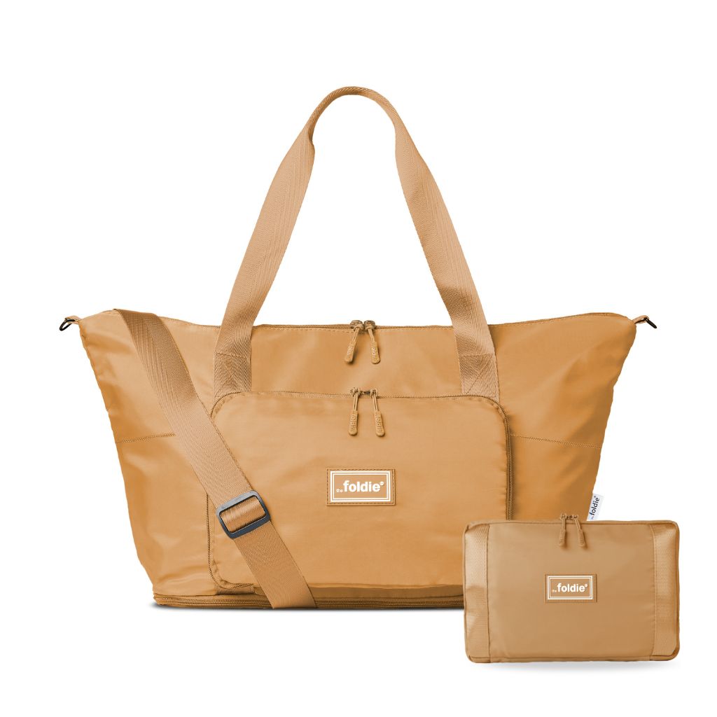 The Foldie® Compact Travel Bag - Lightweight & Foldable Carry-On Luggage for Airplane, Weekend Trips & Business Travel