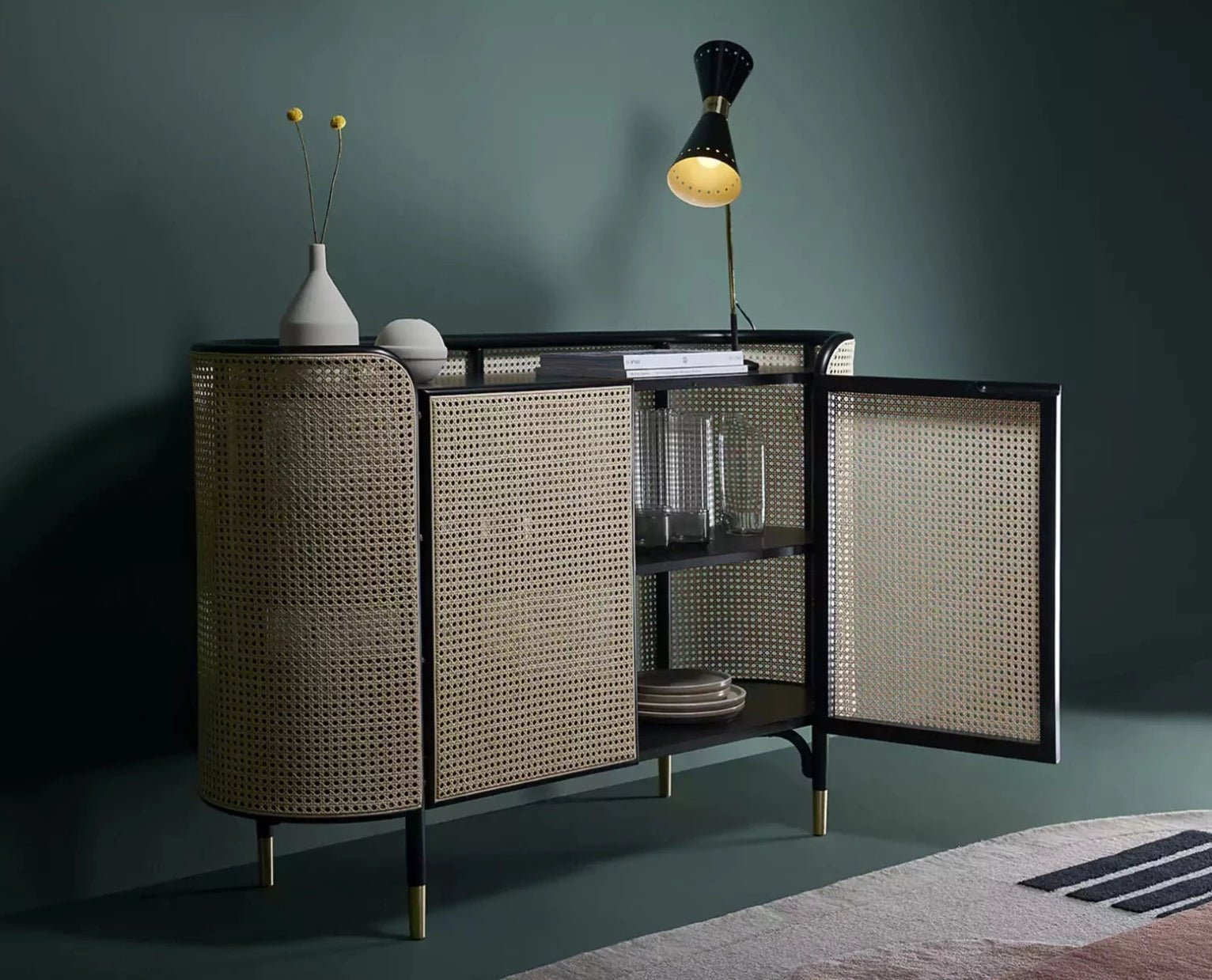 GTV Modern Wooden Cabinet - Stylish Storage Solution for Living Room, Bedroom & Office | Durable & Space-Saving Home Furniture