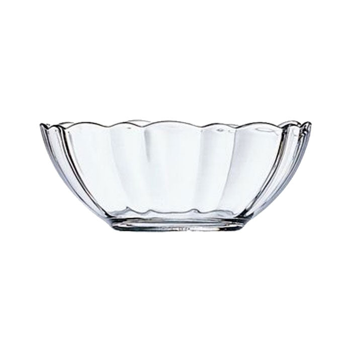 Arcoroc 00556 Arcade Bowl 11 oz - Durable Cardinal Red Glass Bowl for Salads, Desserts & Snacks - Perfect for Restaurants, Picnics & Home Dining