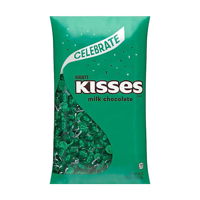 Hershey's Kisses Dark Chocolate Candy - 3 lb Bulk Bag for Baking, Gifts & Party Favors | Perfect for Holidays, Weddings & Desserts