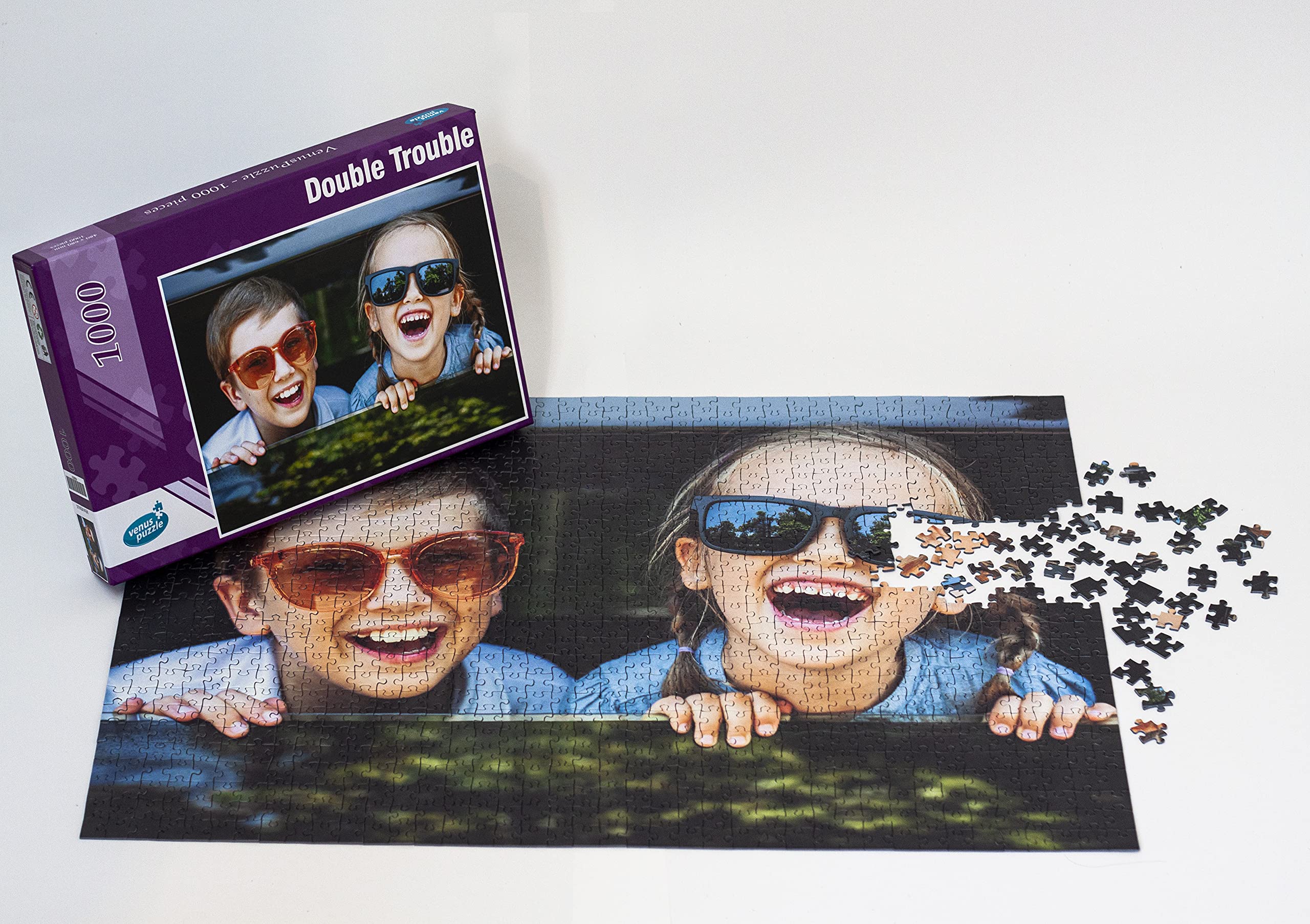 Custom 1000-Piece Photo Puzzle - Personalized Jigsaw Puzzle Up to 2000 Pieces | Perfect Gift for Family, Friends & Home Decor