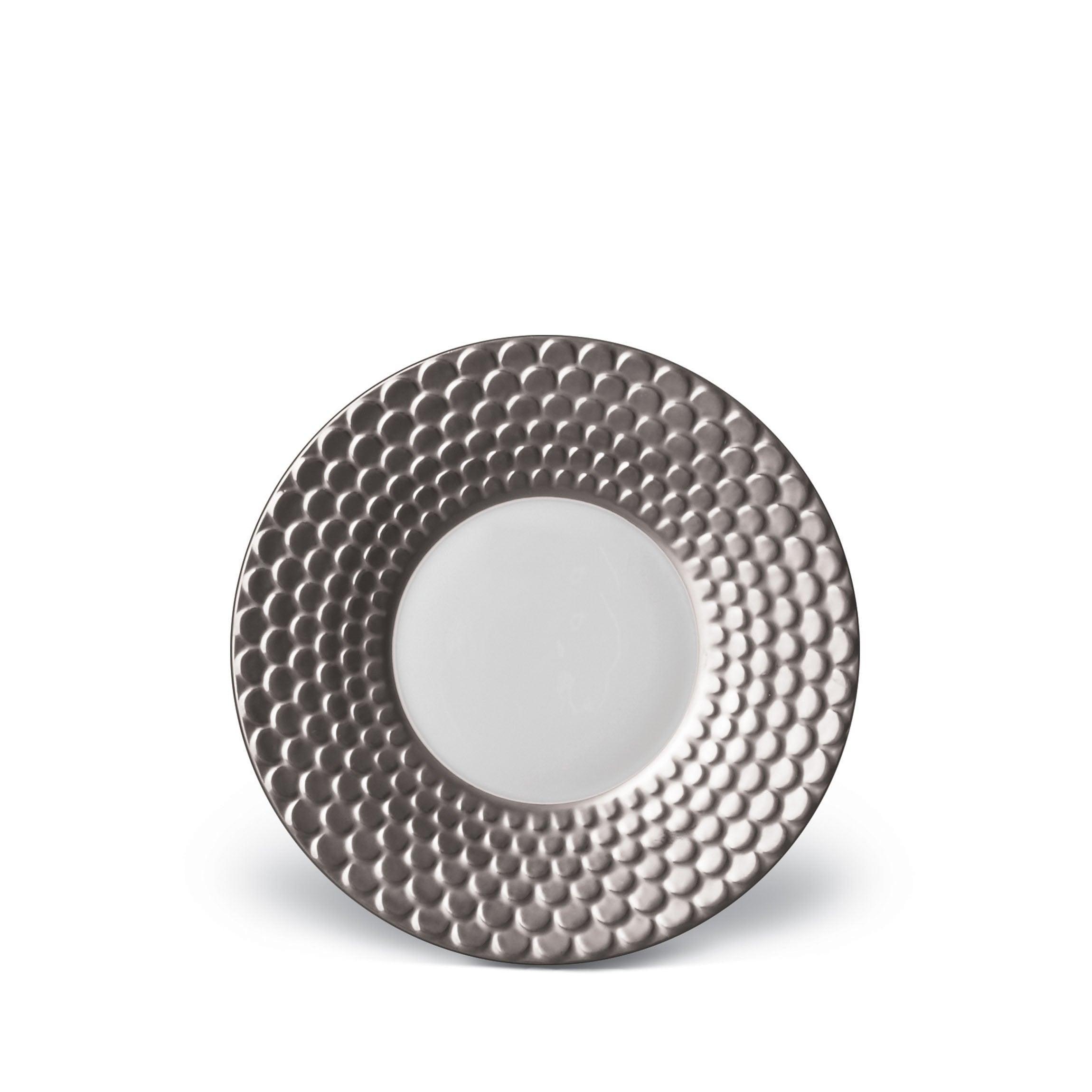 Aegean Saucer Platinum - Elegant Dinnerware Set for Fine Dining, Wedding Gifts & Home Decor | Premium Porcelain Plates for Restaurants, Parties & Special Occasions