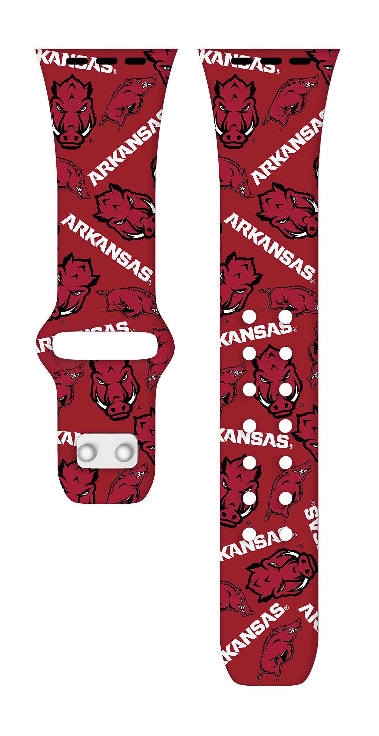 Arkansas Razorbacks HD Watch Band for Apple Watch - Stylish & Durable Replacement Strap - Perfect for Workouts, Sports & Everyday Wear