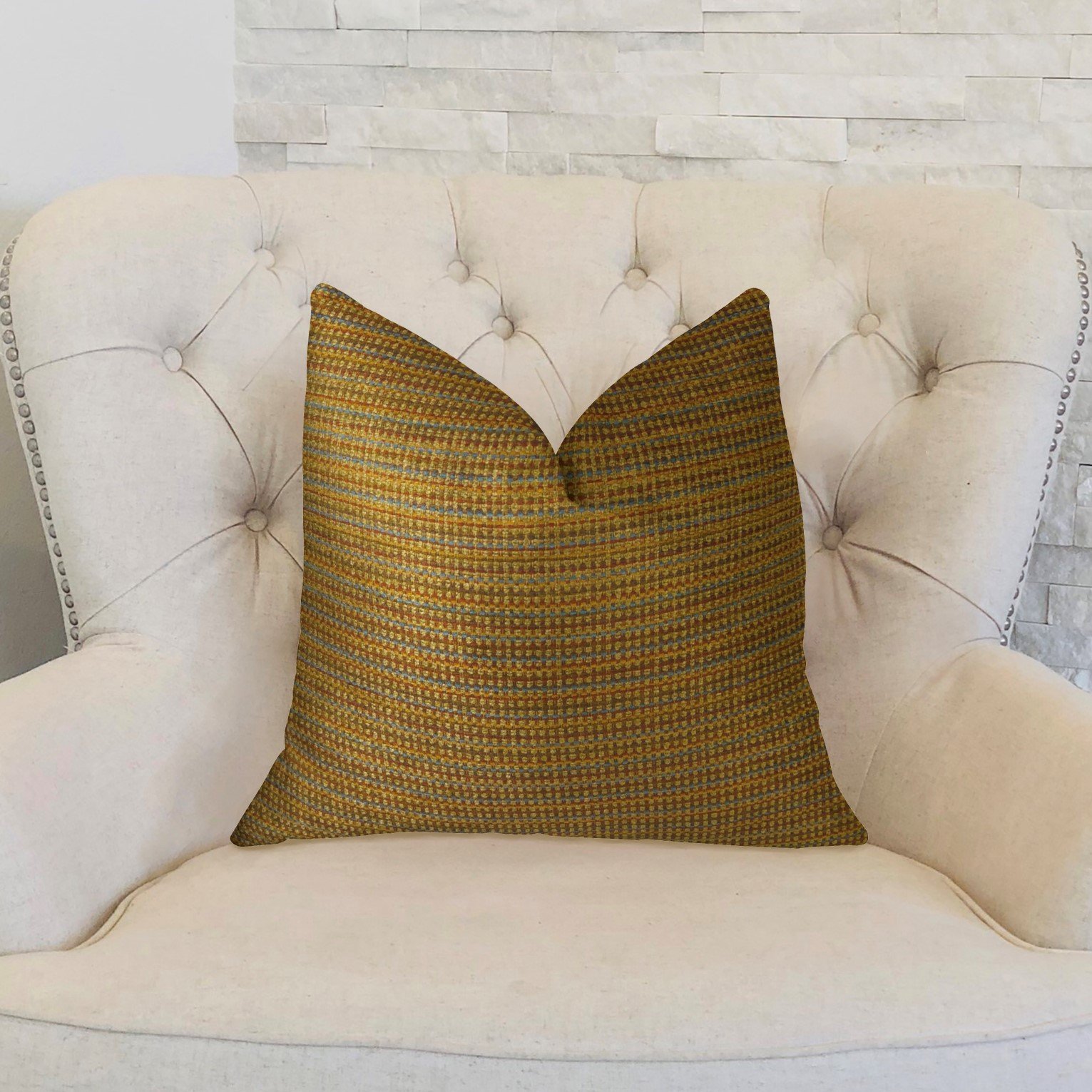 Plutus Madison Handmade Luxury Pillow - 12x20 Inch Premium Decorative Throw Pillow for Sofa, Bed & Home Decor | Soft & Stylish Cushion for Living Room, Bedroom, Office